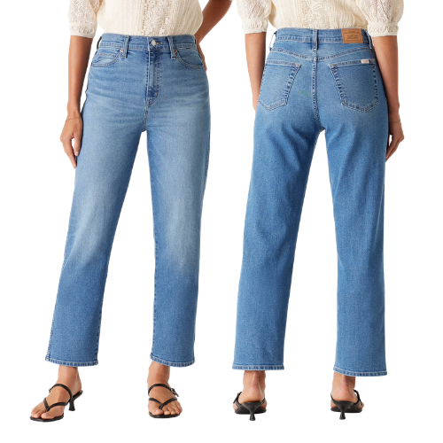 ONLY $13.44 (Reg. $28) Levi Strauss Signature Women's High Rise Straight Jean at Walmart - at Walmart
