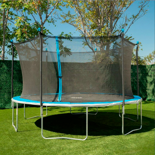 ONLY $199 (Reg. $450) Sportspower BouncePro 14ft Trampoline w/ Safety Net & Lights at Walmart - at Walmart