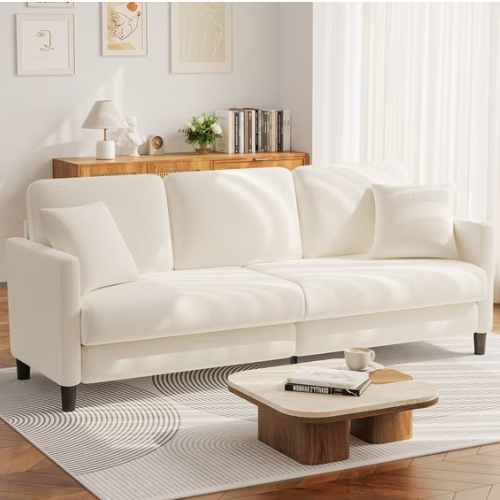 ONLY $239 (Reg. $400) 83" Comfortable Upholstered Sofa + FREE SHIPPING at Walmart - at Walmart