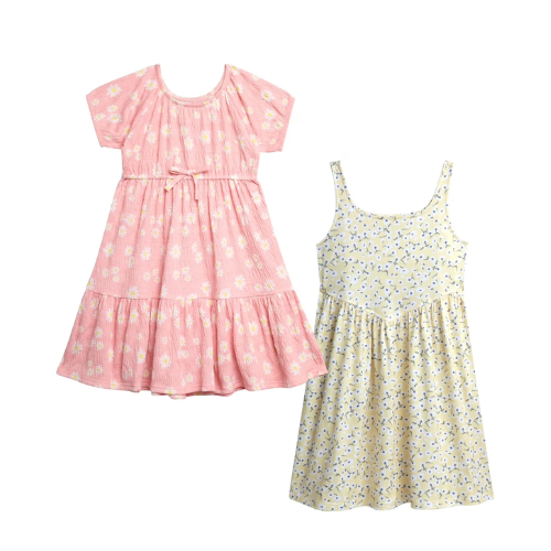ONLY $9.99 (Reg. $16) Jessica Simpson Girls' Two Pack Knit All-over Print Dress Set at Walmart - at Walmart