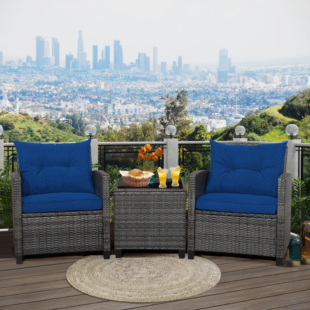 ONLY $195.99 (Reg. $400) Alonah 2-Person Patio Conversation Set with Cushions at Wayfair - at Wayfair