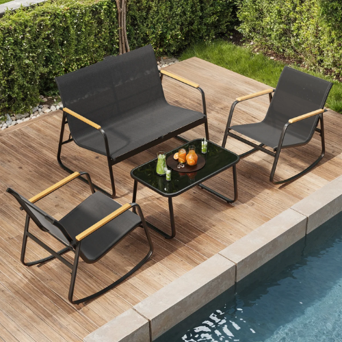 ONLY $128.99 (Reg. $315) 5-Piece Outdoor Rocking Conversation Set at Wayfair - at Wayfair