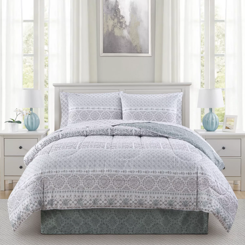 ONLY $29.93 (Reg. $100) Ellis Reversible 8-Piece Comforter Set at Macy's - at Macy's