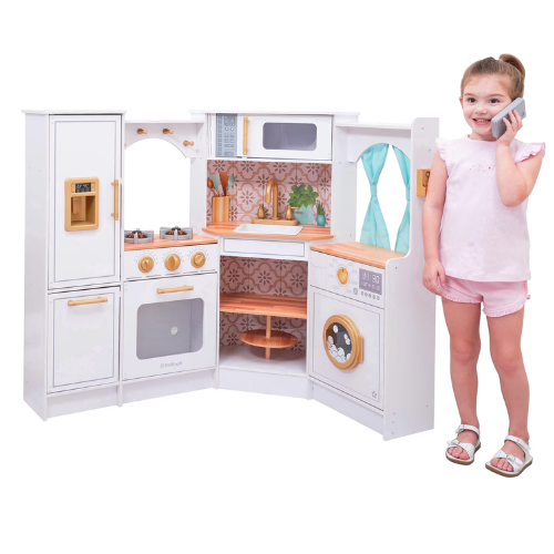 KidKraft Ultimate Corner Wooden Play Kitchen