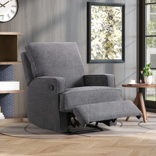 Ivy Bronx Norvs Modern Linen Upholstered Manuel Recliner ONLY $249.99 (Reg. $920.00) + FREE SHIP at Wayfair - at Wayfair