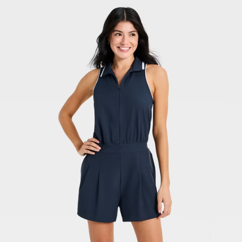 ONLY $18.99 (Reg. $40) Women's Sleeveless Knit Pleated Romper at eBay - at eBay