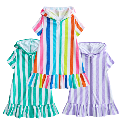 ONLY $12.98 Wonder Nation Girls Terry Towel Swimsuit Coverup Dress at Walmart - at Walmart