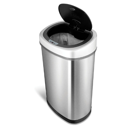 ONLY $42.99 (Reg. $85) Nine Stars Stainless Steel Motion Sensor Trash Can at Wayfair - at Wayfair