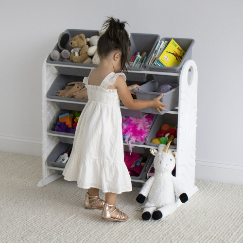 Your Zone White Kids Plastic Toy Storage ONLY $44 + FREE SHIP at Walmart - at Walmart