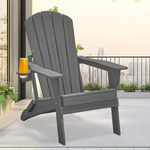 ONLY $84.99 (Reg. $105) HDPE Folding Adirondack Chair at Wayfair - at Wayfair
