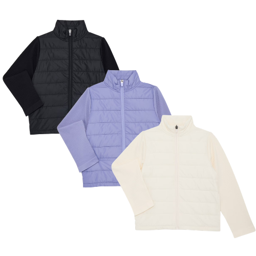 ONLY $6.05 (Reg. $10) Athletic Works Girl's Hybrid Quilted Jacket at Walmart - at Walmart