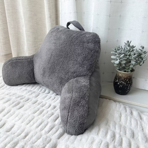 ONLY $11.90 (Reg. $17) Faux Shearling Bed Rest Pillow Gray at Target - at Target