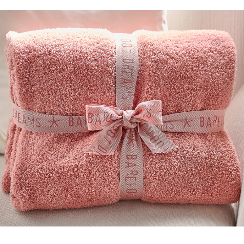 ONLY $69.98 (Reg. $148) Barefoot Dreams 45" x 60" CozyChic Stacked Rib Border Blanket at QVC - at QVC