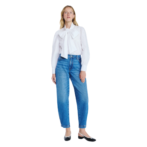 ONLY $11.76 (Reg. $28) Free Assembly Women’s Mid Rise Wide Hem Barrel Jeans at Walmart - at Walmart