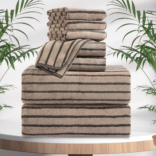 Jessy Home 8‑Piece Towel Set ONLY $26.99 (Reg. $39.99) at Walmart - at Walmart