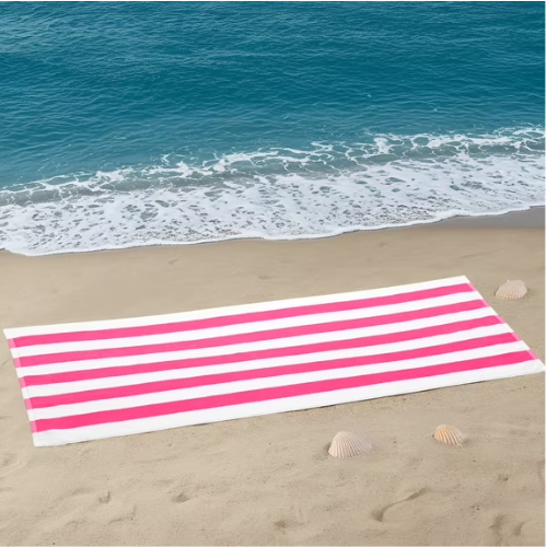 Mainstays Cabana Stripe Beach Towels, 4-Pack