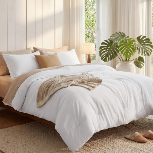 Bedsure Reversible Prewashed Comforter Set