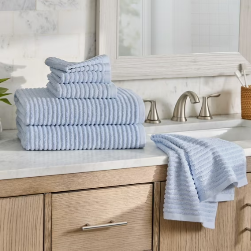 ONLY $19.24 Better Homes & Gardens PowerLoft AIRRICH® 6 Piece Bath Towel Set at Walmart - at Walmart