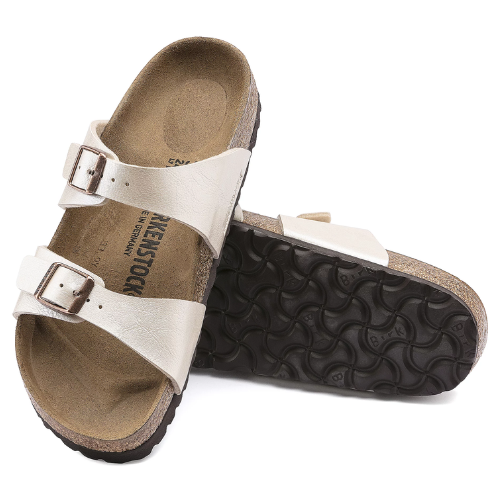 ONLY $90.98 + FREE SHIP Birkenstock Sydney Graceful Two-Strap Slide Sandals at QVC - at QVC