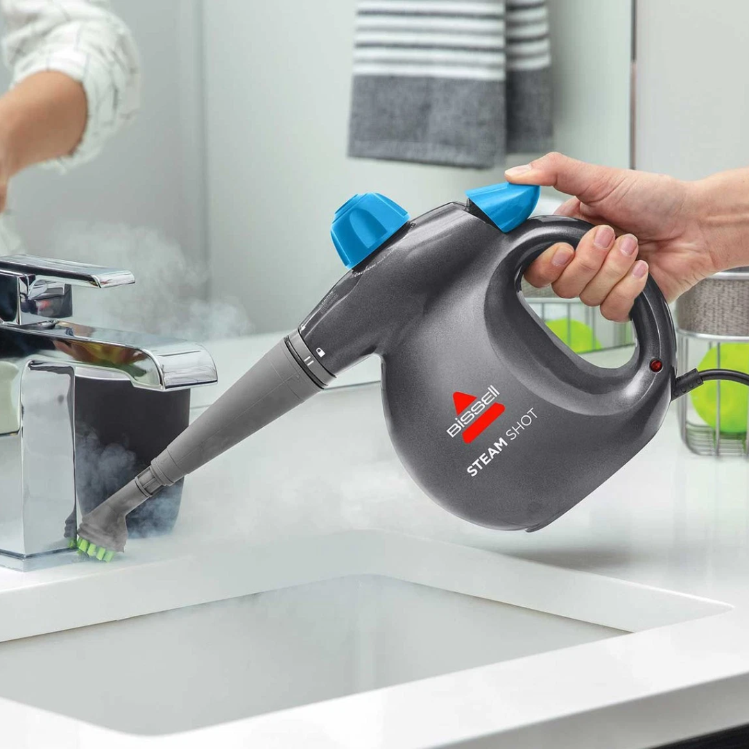 ONLY $11.99 (Reg. $40) BISSELL Steam Shot Steam Cleaner Certified Refurbished at eBay - at eBay