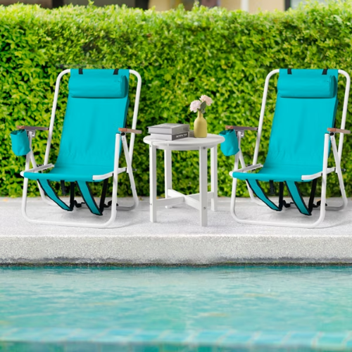 ONLY $47 + FREE SHIP Alvantor 2-Pack Folding Beach Chairs at Walmart - at Walmart