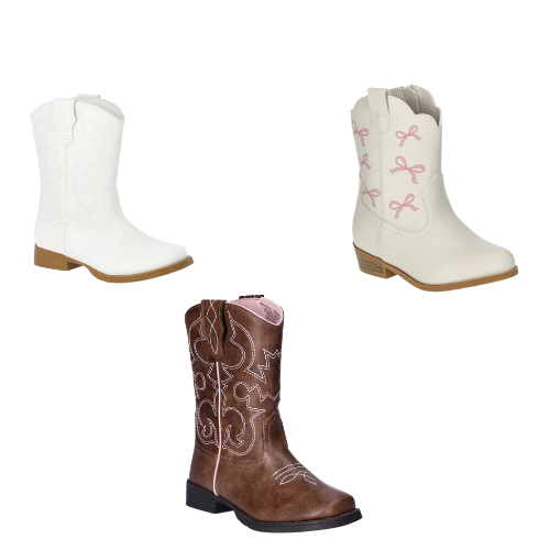 Wonder Nation Toddler & Big Girls Western Cowgirl Boots FROM $22.99 at Walmart - at Walmart