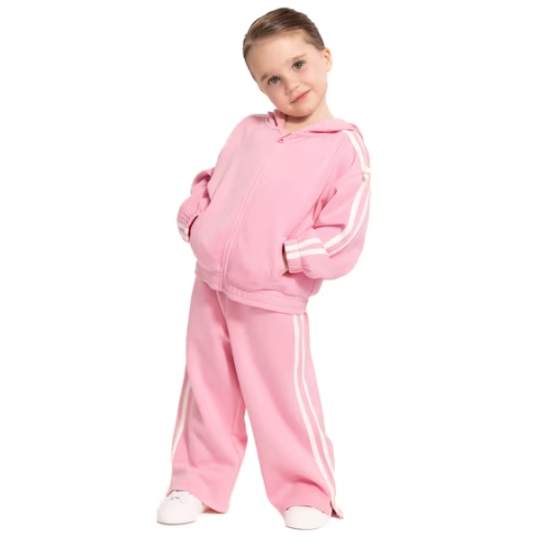 FROM $6.99 Wonder Nation Toddler Girls Wide Leg Athletic Pants or Zip Hoodie at Walmart - at Walmart