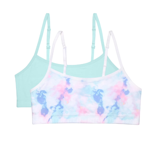 ONLY $6.98 Wonder Nation Girls Cotton Bra, 2-Pack at Walmart - at Adidas