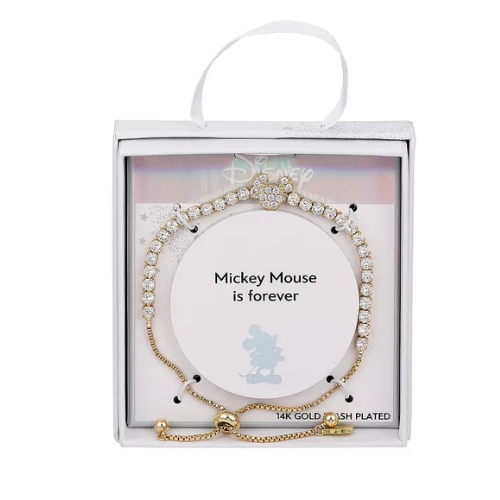 ONLY $18.69 Disney’s Mickey Mouse 14k Gold Flash Plated Cubic Zirconia Tennis Bolo Bracelet (Reg. $50) at Kohl’s - at Kohl's