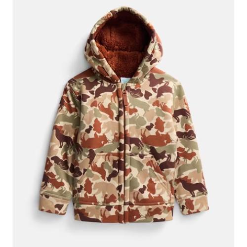 Wonder Nation Toddler Fleece-Lined Zip Hoodie
