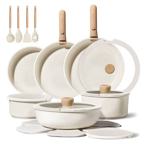 Carote 22-Piece Nonstick Cookware Set