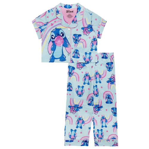 ONLY $8 (Reg. $17) Girls Button Front Top and Pants Character Pajama Set at Walmart - at Walmart