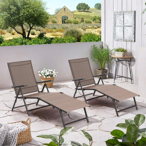ONLY $112.99 (Reg. $160) Giana Outdoor Metal Chaise Lounge (Set of 2) at Wayfair - at Wayfair