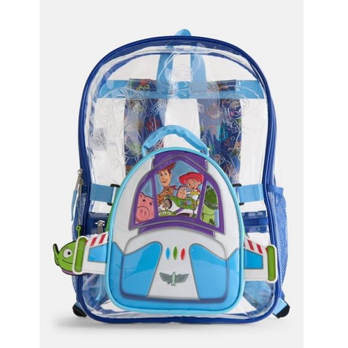 ONLY $24.97 Disney Toy Story Kids Clear Backpack Set with Lunch Bag and Keychain at Walmart - at Walmart