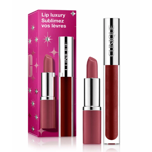 ONLY $10 Clinique Lip Luxury Lipstick and Lip Gloss Gift Set (Reg. $50) at Macy’s - at Macy's