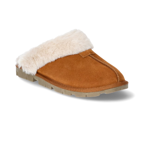 ONLY $6.36 (Reg. $20.98) Joyspun Women's Suede Clog Slippers at Walmart - at Walmart