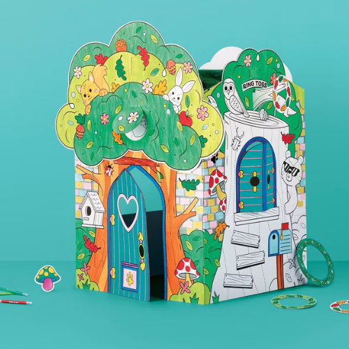ONLY $14.99 (Reg. $30) Color-Your-Own Tree House Fort - Mondo Llama at eBay - at eBay