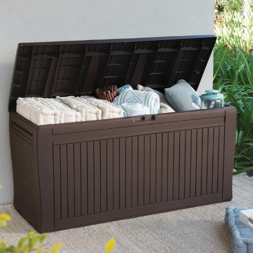 ONLY $69.99 (Reg. $93) Keter Comfy 71-Gallon Resin Outdoor Storage Deck Box at Wayfair - at Wayfair