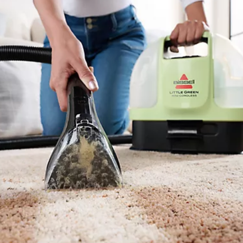 ONLY $99.98 (Reg. $130) BISSELL Little Green Mini Cordless Portable Carpet Cleaner + FREE SHIPPING at QVC - at QVC