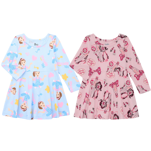 Toddler Girls’ Print Dress with Long Sleeves ONLY $3.99 + FREE SHIPPING (Reg. $9.98) Walmart - at Walmart
