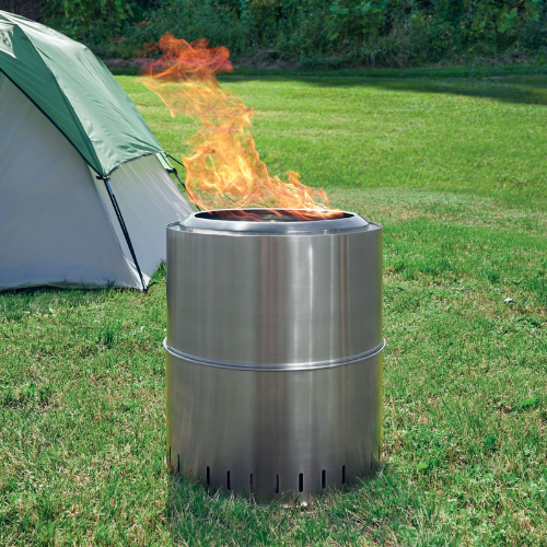 ONLY $39.97 (Reg. $48.77) Ozark Trail 7" Stainless Steel Integrated Wood-Burning Camp Fire Pit + FREE SHIPPING at Walmart - at Walmart