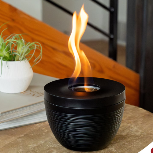 Sterno Tabletop Fire Pit Small Smokeless Mini Fireplace