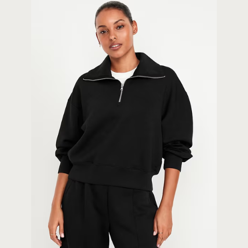 Bounce Fleece Half-Zip Pullover Sweatshirt ONLY $29 (Reg. $49.99) at Old Navy - at Old Navy