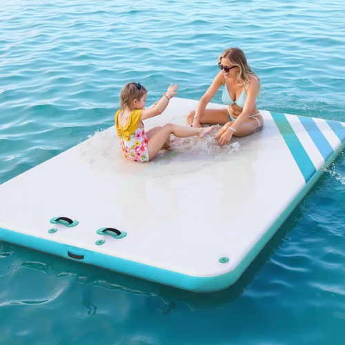 ONLY $159.99 (Reg. $275.99) Inflatable Floating Dock Air Dock Platform Floating Island at Wayfair - at Wayfair