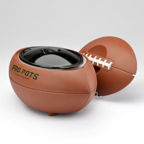 ONLY $28.80 PRO POTS Football 1.5-Quart Slow Cooker at Walmart - at Walmart