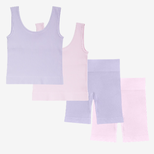 FROM $4.68 Athletic Works Girls Ribbed Biker Shorts or Tank Tops 2-Packs at Walmart - at Walmart