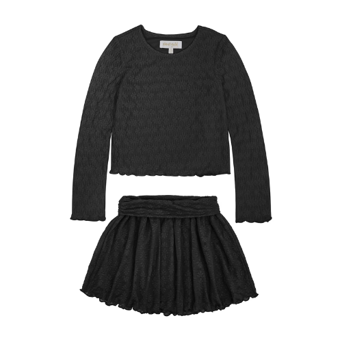 ONLY $7.50 (Reg. $15) Planet Gold Girls' Long Sleeve Lace Top and Skirt at Walmart - at Walmart