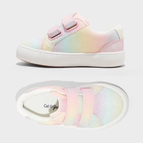 ONLY $12.99 + FREE SHIP Toddler Sora Glitter Sneakers - Cat & Jack at eBay - at Target