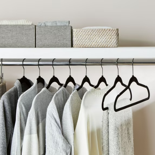 ONLY $24.97 (Reg. $40) Better Homes & Gardens Velvet Clothing Hangers 100-Pack at Walmart - at Walmart