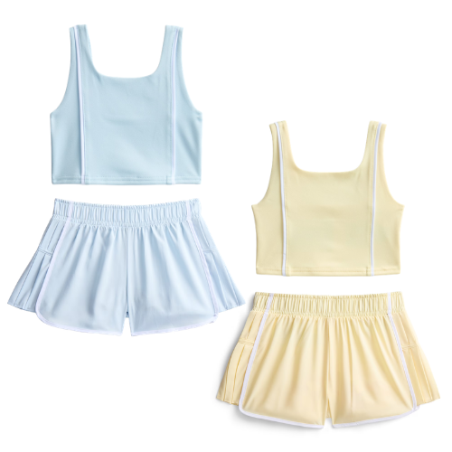 ONLY $9.98 Athletic Works Girls Active Ruffle Shorts and Sports Bra at Walmart - at Walmart